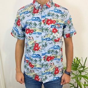 Brave Soul Climate Floral Button Down Shirt Summer